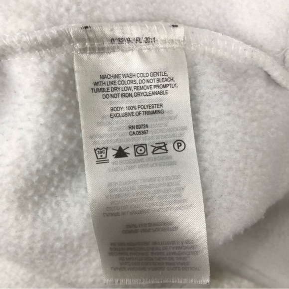 Columbia Full Zip Fleece white Jacket Women's Size L - Picture 7 of 9